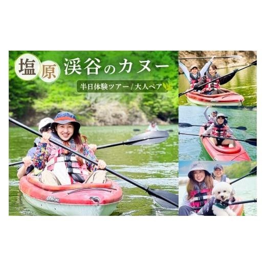 ふるさと納税 体験チケット 栃木県 那須塩原市 塩原渓谷のカヌー半日体験ツアー(タンデム)大人ペア ns129-001 体験 チケット ツアー 犬連れ カヌー 渓谷 川 初…