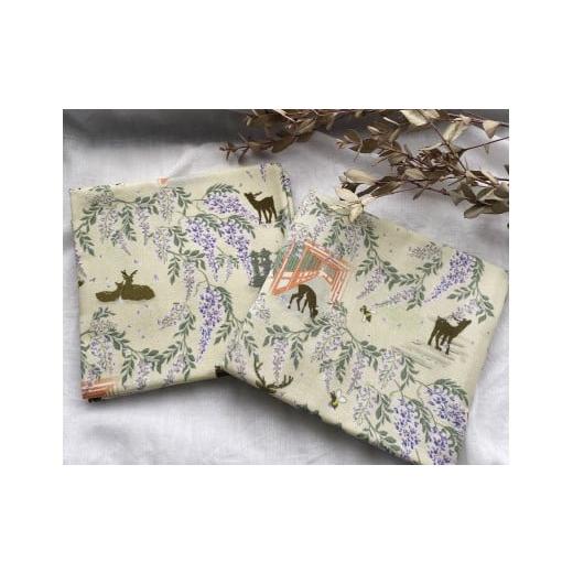 ふるさと納税 手芸 奈良県 奈良市 『麗らかの杜』手芸雑貨 春日大社 道中 生地 布 布地 裁縫 洋裁 手芸 オリジナル foo stitch フーステッチ 雑貨 綿 コットン…