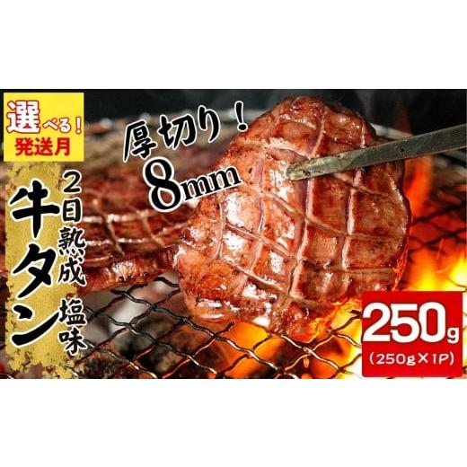 ふるさと納税 牛肉 タン 宮城県 東松島市 2025年11月発送 発送月が選べる 熟成厚切り牛タン 250g 塩味 急速 冷凍 タン元 タン中 牛肉 焼肉 バーベキュー BBQ …
