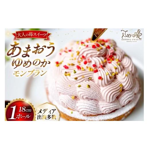 ふるさと納税 ケーキ・カステラ モンブラン 長崎県 平戸市 いちご あまおう ゆめのか モンブラン タルト 1ホール 18cm 心優-Cotoyu Sweets- 長崎県 平戸市 hr4…