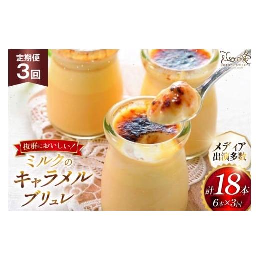ふるさと納税 菓子 プリン 長崎県 平戸市 キャラメル ブリュレ プリン 6種×1個 計6個 セット 3回 定期便 総計18個 心優-Cotoyu Sweets- 長崎県 平戸市 hr42bg…