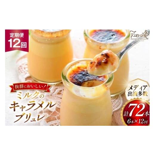 ふるさと納税 菓子 プリン 長崎県 平戸市 キャラメル ブリュレ プリン 6種×1個 計6個 セット 12回 定期便 総計72個 心優-Cotoyu Sweets- 長崎県 平戸市 hr42b…