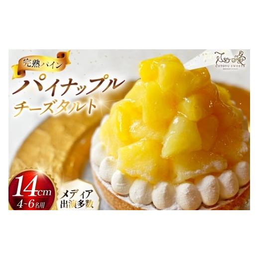 ふるさと納税 ケーキ・カステラ チーズケーキ 長崎県 平戸市 パイナップル ケーキ パイナップルチーズタルト 1ホール 14cm 心優-Cotoyu Sweets- 長崎県 平戸市…