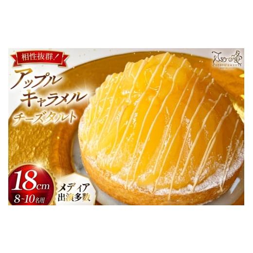 ふるさと納税 ケーキ・カステラ チーズケーキ 長崎県 平戸市 ケーキ タルト アップルキャラメルチーズタルト 1ホール 18cm 心優-Cotoyu Sweets- 長崎県 平戸市…