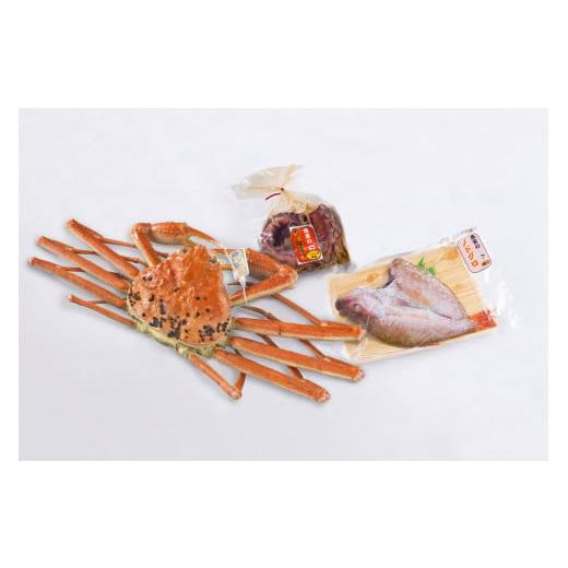 ふるさと納税 カニ ずわいガニ 新潟県 村上市 期間・数量限定 「越後本ズワイ」とノドグロ一夜干し他セット 1038006