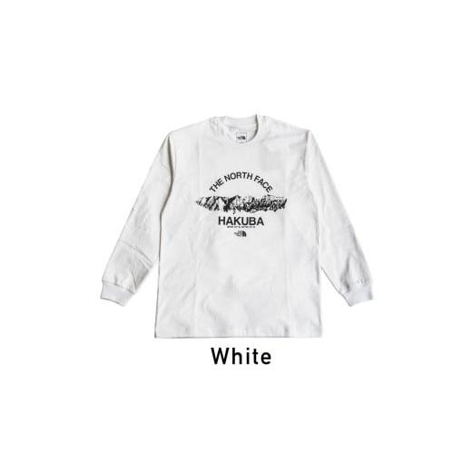 ふるさと納税 服 男 長野県 白馬村 THE NORTH FACE「白馬三山 Tシャツ」(2025) ユニセックスXXL ホワイト P0550663_XXL_WH ユニセックスXXL ホワイト