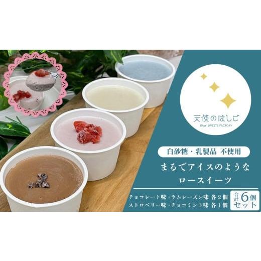 ふるさと納税 菓子 アイス 岩手県 遠野市 まるでアイスのようなロースイーツ 4種 6個セット チョコレート ラムレーズン チョコミント ストロベリー ロースイー…