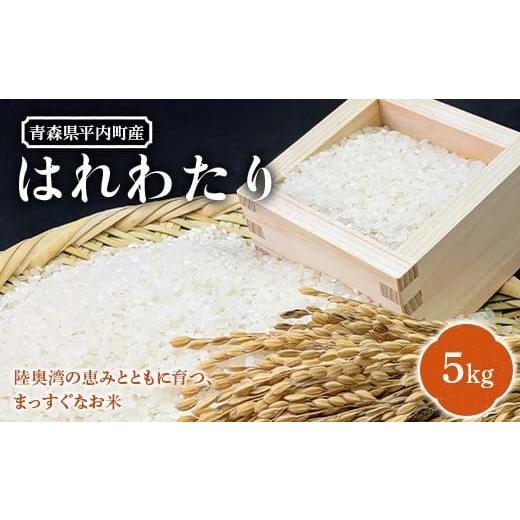 ふるさと納税 米 青森県 平内町 青森県 平内町産 お米 はれわたり 5kg 白米 米 おこめ コメ 精米 東北 F21J-287
