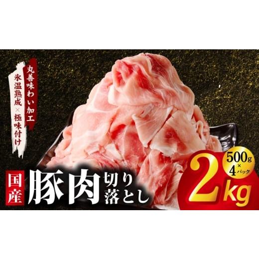 ふるさと納税 豚肉 大阪府 泉佐野市 国産 豚肉 切り落とし 2kg 氷温熟成×極味付け 500g×4P ぶたにく 普段使い 野菜炒め