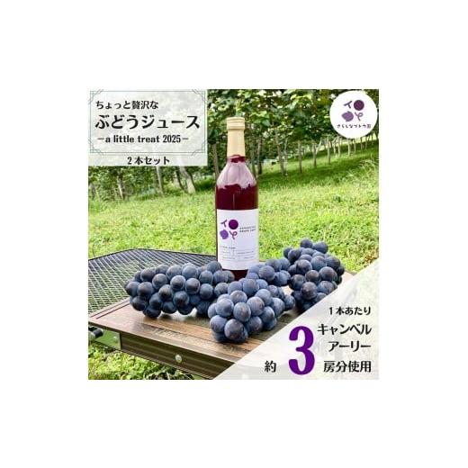 ふるさと納税 果汁飲料 ぶどう 岩手県 紫波町 ちょっと贅沢なぶどうジュース 2本セット 岩手県紫波町産 キャンベルアーリー100%使用 100%ストレート 濃厚 6か…