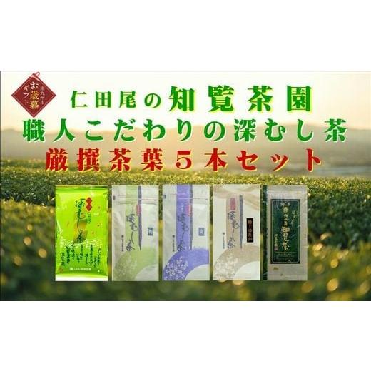 ふるさと納税 お茶類 緑茶(茶葉・ティーバッグ) 鹿児島県 南九州市 129-03-2 お歳暮に 知覧茶園深むし茶 厳撰茶葉5本セット