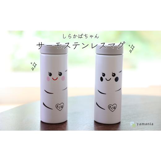 ふるさと納税 ご当地キャラクター 長野県 佐久穂町 しらかばちゃんグッズ サーモステンレスマグボトル カラー[YA-108-02] カラー