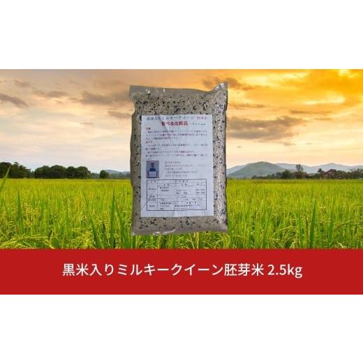 ふるさと納税 雑穀 新潟県 三条市 黒米入りミルキークイーン胚芽米 2.5kg 朝紫 令和7年産 佐藤農産有機センター