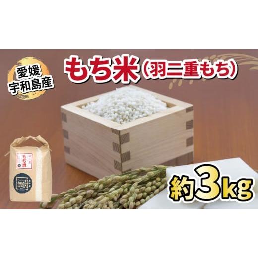 ふるさと納税 米・パン もち米 愛媛県 宇和島市 もち米 羽二重もち 3kg ワールドファーマーズ お米 米 餅米 はぶたえもち 餅ごめ お餅 おもち 餅菓子 なめらか…