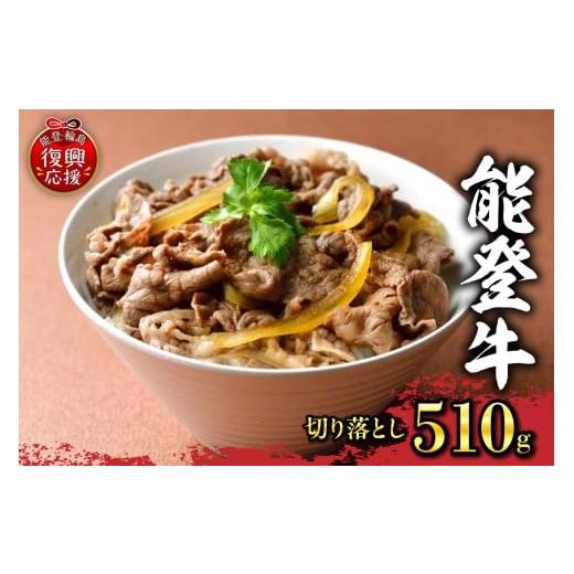 ふるさと納税 牛肉 ステーキ 石川県 輪島市 配送指定不可 能登牛 切り落とし(510g、冷凍)