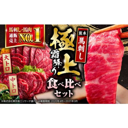 ふるさと納税 馬肉 熊本県 合志市 国産 サシが決め手馬刺しセット 約500g 株式会社 利他フーズ