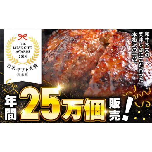 ふるさと納税 牛肉 ハンバーグ 熊本県 合志市 全6回定期便 くまモンあか牛ハンバーグ 約120g 6個 冷凍 計約720g ／ ハンバーグ はんばーぐ hamburg hannba-gu…_2