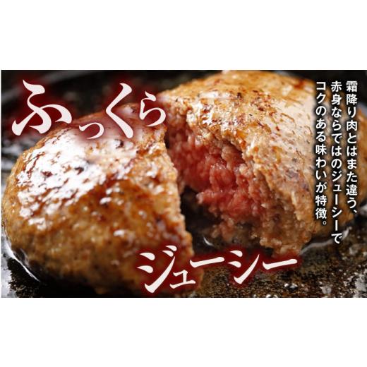 ふるさと納税 牛肉 ハンバーグ 熊本県 合志市 全6回定期便 くまモンあか牛ハンバーグ 約120g 6個 冷凍 計約720g ／ ハンバーグ はんばーぐ hamburg hannba-gu…_3