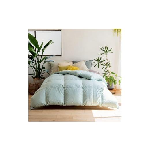 ふるさと納税 家具 インテリア・寝具・収納 東京都 中野区 シングルロング リサイクル羽毛掛け布団[reumo] レギュラータイプ サンドグリーン _1143210631_…