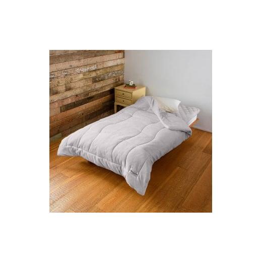 ふるさと納税 家具 インテリア・寝具・収納 東京都 中野区 シングルセット ヒートループ(R)ハイパー お得な掛け+敷きセット グレー _1143211382_04 グレー