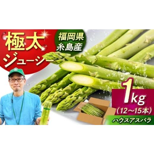ふるさと納税 野菜類 アスパラガス 福岡県 糸島市 糸島・芥屋の海風と天日塩仕立て 甘味シャキッ 極太アスパラ 1kg(2L〜3L) 糸島市 / 糸島ひなた農園 アスパ…