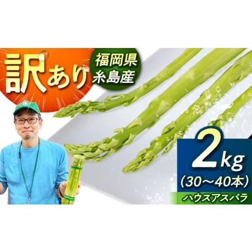 ふるさと納税 野菜類 アスパラガス 福岡県 糸島市 糸島・芥屋の海風と天日塩仕立て 訳ありどっさりアスパラ 2kg 糸島市 / 糸島ひなた農園 アスパラガス 野菜 …