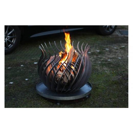 ふるさと納税 アウトドアグッズ 愛知県 豊田市 幸和工業株式会社 大型焚き火台 MEBUKI アウトドア施設・オブジェ