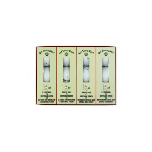 ふるさと納税 ゴルフグッズ ボール 千葉県 館山市 Sea Sauna Shackオリジナル ロゴ ゴルフボール ホワイト 1668829