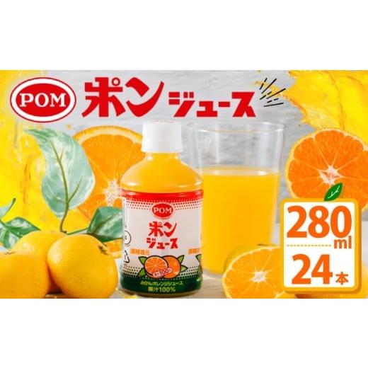ふるさと納税 果汁飲料 みかん 愛媛県 松山市 ポンジュース 280ml × 24本 みかん ジュース ぽんじゅーす みかんジュース みかんじゅーす オレンジジュース お…