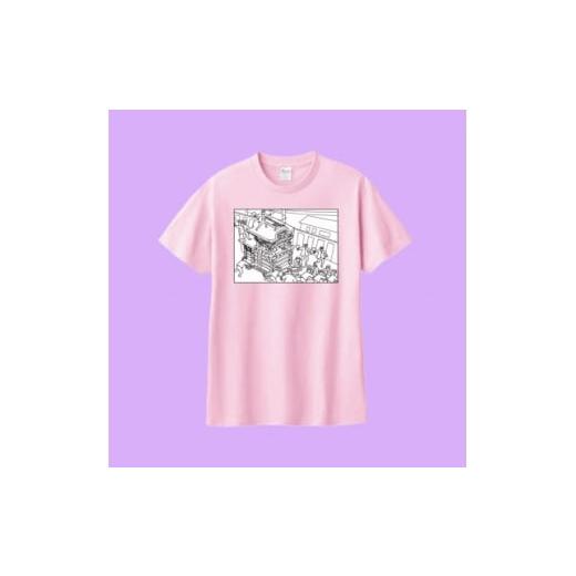 ふるさと納税 服 子ども 大阪府 忠岡町 あうわぬりえ(だんじり四角柄、ピンク、110cm) 1682626