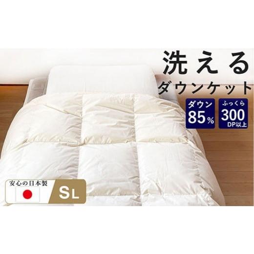 ふるさと納税 タオル・寝具 島根県 出雲市 洗える 羽毛 肌掛け布団 1枚 日本製 シングル ダックダウン85% 夏用