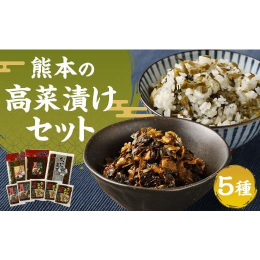 ふるさと納税 加工品等 漬物 熊本県 益城町 熊本の高菜漬セット 辛子高菜 高菜飯の素