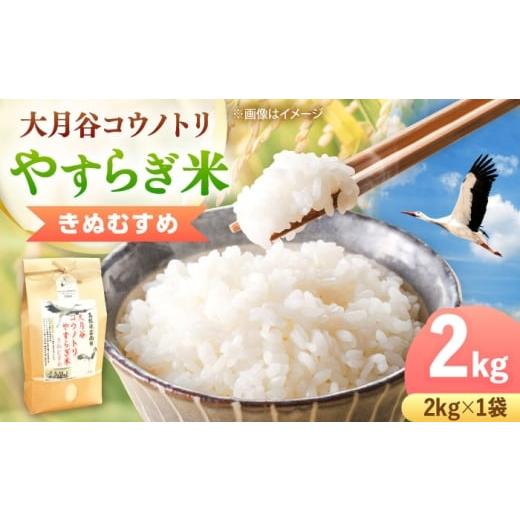 ふるさと納税 米 きぬむすめ 島根県 雲南市 新米 大月谷コウノトリやすらぎ米 2kg 島根県雲南市/有限会社藤本米穀店 |ブランド米 きぬむすめ 白米 精米 コ…