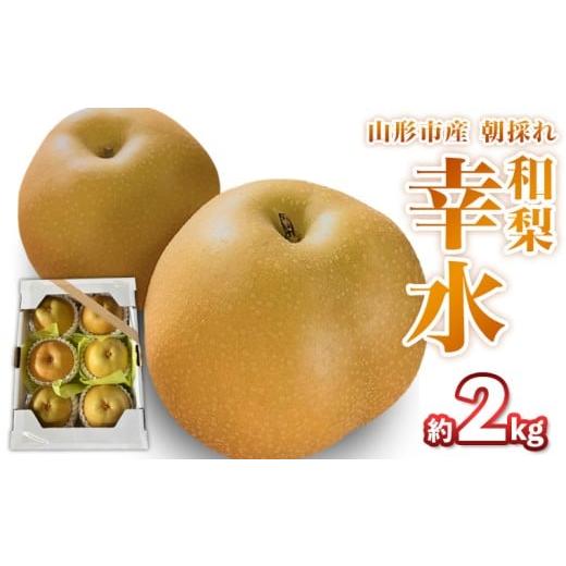 ふるさと納税 梨 山形県 山形市 山形市産朝採れ 和梨(幸水) 6〜7玉 約2kg 令和8年産先行予約 FS25-093