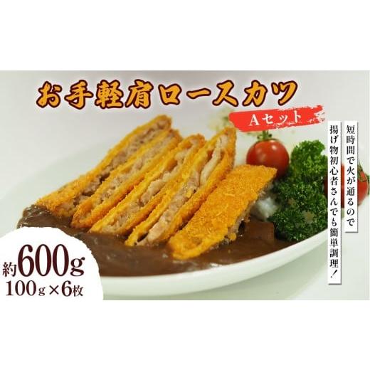 ふるさと納税 惣菜・レトルト 冷凍 沖縄県 うるま市 お手軽肩ロースカツ Aセット 600g(100g×6枚) 6枚/15枚/20枚