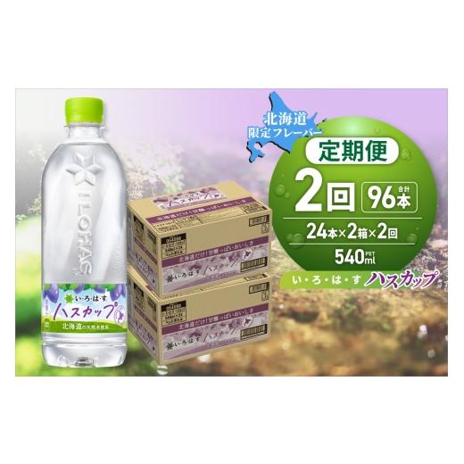 ふるさと納税 水・ミネラルウォーター 500mL〜999mL 北海道 札幌市  ２ヶ月定期便 い・ろ・は・す ハスカップ 540mlPET×48本｜コカ・コーラ 飲料 ドリンク …の画像