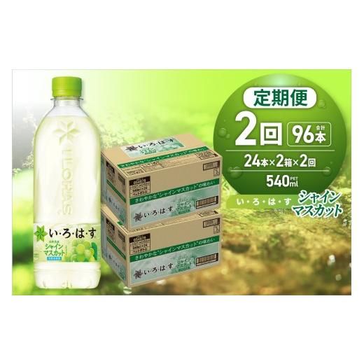 ふるさと納税 水・ミネラルウォーター 500mL〜999mL 北海道 札幌市  ２ヶ月定期便 い・ろ・は・す シャインマスカット540mlPET×48本｜コカ・コーラ 飲料 ドリ…の画像
