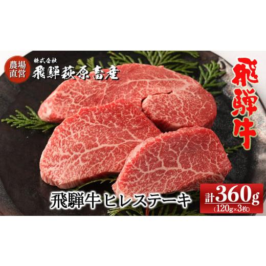 ふるさと納税 牛肉 ステーキ 岐阜県 下呂市 年内順次発送 飛騨牛ヒレステーキ 120g×3枚 国産 牛肉 ブランド牛 赤身 ステーキ ギフト 牛 飛騨牛 贈答 ヒレ …