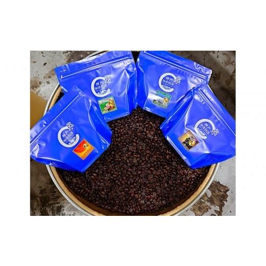 ふるさと納税 コーヒー コーヒー粉 兵庫県 神戸市 炭火焙煎 シングルオリジン 飲み比べ