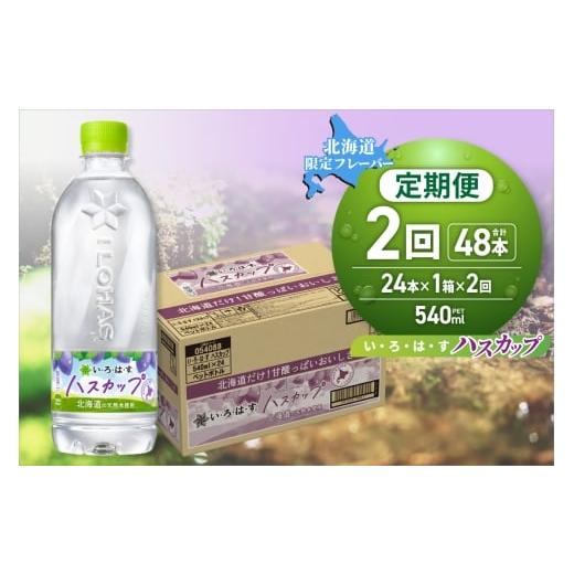 ふるさと納税 水・ミネラルウォーター 500mL〜999mL 北海道 札幌市 2ヶ月定期便 い・ろ・は・す ハスカップ 540mlPET×24本|コカ・コーラ 飲料 ドリンク …