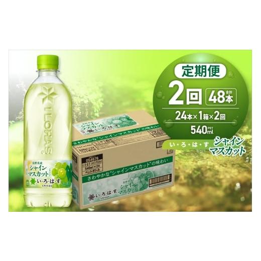 ふるさと納税 水・ミネラルウォーター 500mL〜999mL 北海道 札幌市 2ヶ月定期便 い・ろ・は・す シャインマスカット540mlPET×24本|コカ・コーラ 飲料 ドリ…