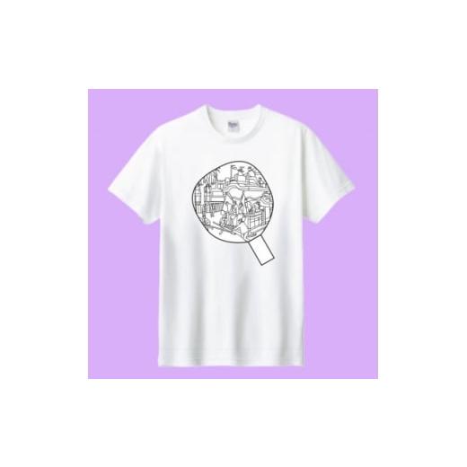 ふるさと納税 服 子ども 大阪府 忠岡町 あうわぬりえ(だんじりうちわ柄、白、110cm) 1683310