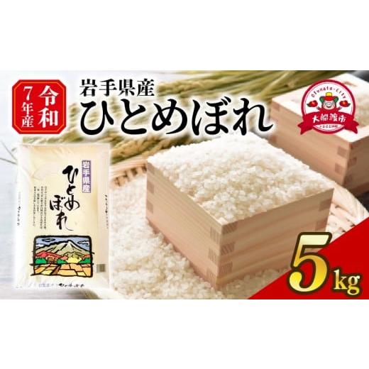 ふるさと納税 米 ひとめぼれ 岩手県 大船渡市 年内発送 1回 ひとめぼれ 精米 5kg 5kg×1回 寄附金額19,000円