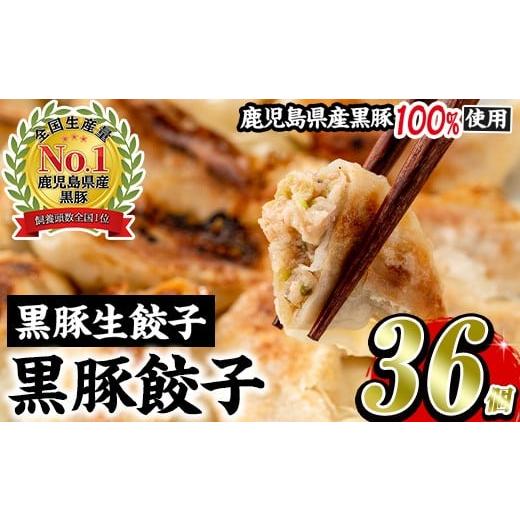 ふるさと納税 餃子 鹿児島県 日置市 No.1327-n 3ヶ月以内に発送 鹿児島黒豚使用の黒豚生餃子(計36個・12個入り×3パック)国産 九州産 ぎょうざ ギョウザ 冷凍 …