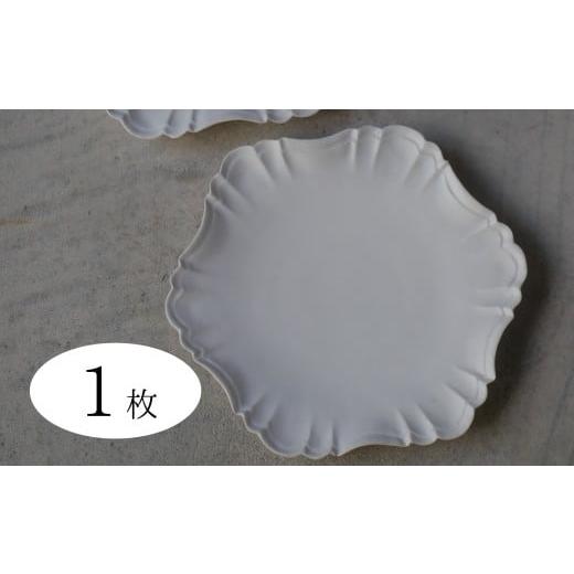 ふるさと納税 食器・グラス 小皿 大分県 臼杵市 感謝祭*数量限定品 〔臼杵焼〕ヘキサゴナルプレート 白・1枚