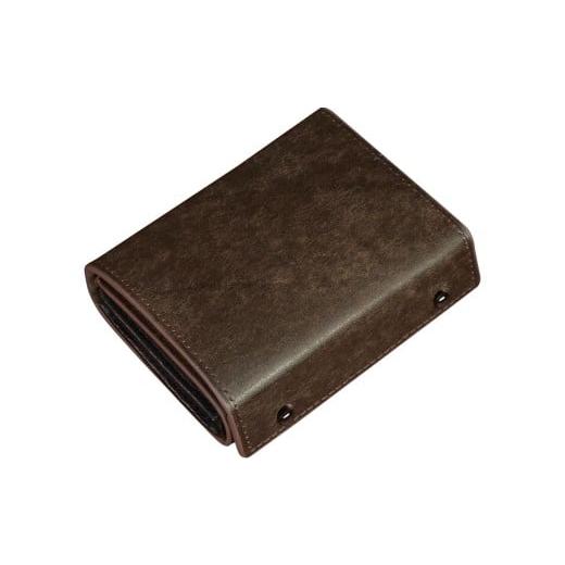 ふるさと納税 財布 埼玉県 さいたま市 メンズ二つ折り財布 赤墨