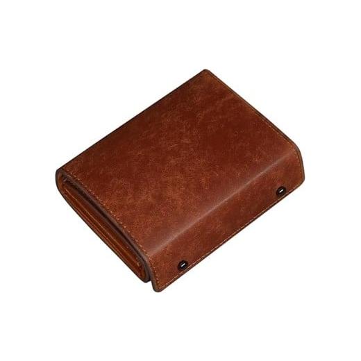 ふるさと納税 財布 埼玉県 さいたま市 メンズ二つ折り財布 弁柄色