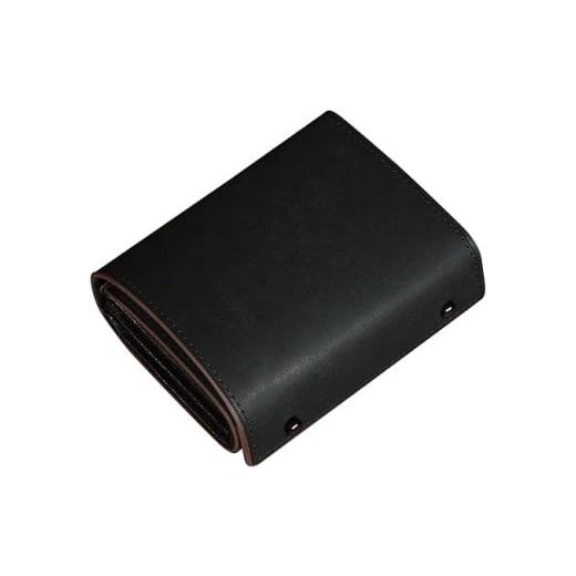 ふるさと納税 財布 埼玉県 さいたま市 メンズ二つ折り財布 黒色