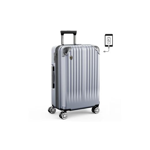 ふるさと納税 カバン 埼玉県 さいたま市 NEWTRIP0201p スーツケース シルバー Sサイズ