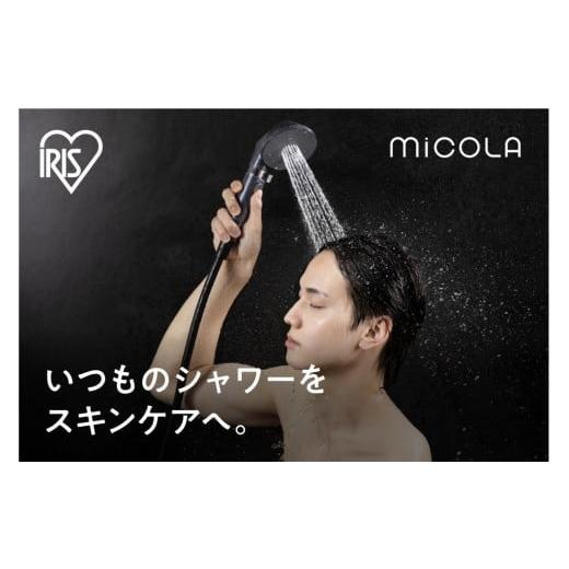 ふるさと納税 美容 宮城県 角田市 ウルトラファインバブルクレンジングシャワーヘッド SHJ-M01-H ダークパール